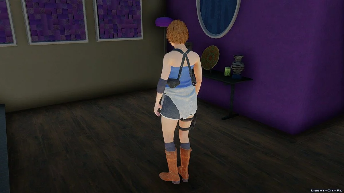 Jill Valentine de Resident Evil 3 Remake / GTA San Andreas