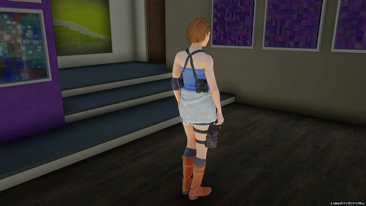 Jill Valentine de Resident Evil 3 Remake / GTA San Andreas
