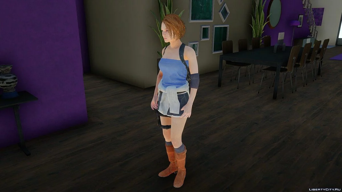 Jill Valentine de Resident Evil 3 Remake / GTA San Andreas