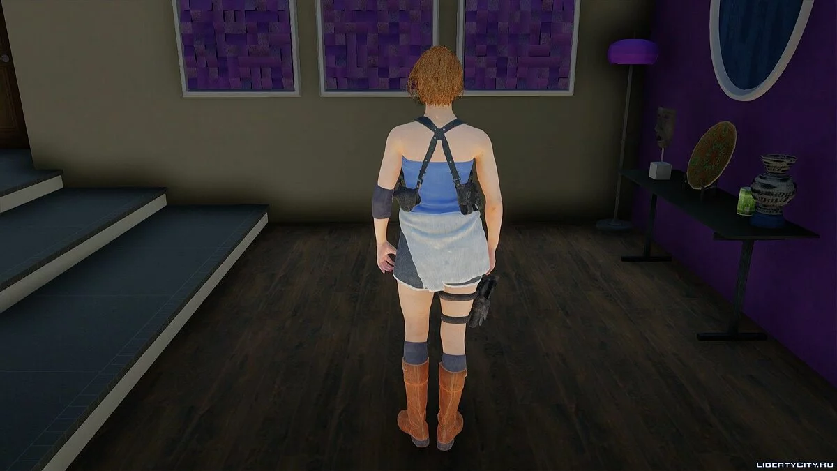 Jill Valentine de Resident Evil 3 Remake / GTA San Andreas