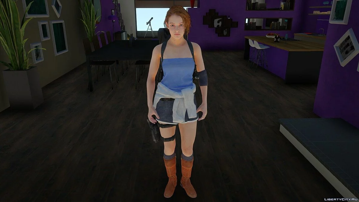 Jill Valentine de Resident Evil 3 Remake / GTA San Andreas