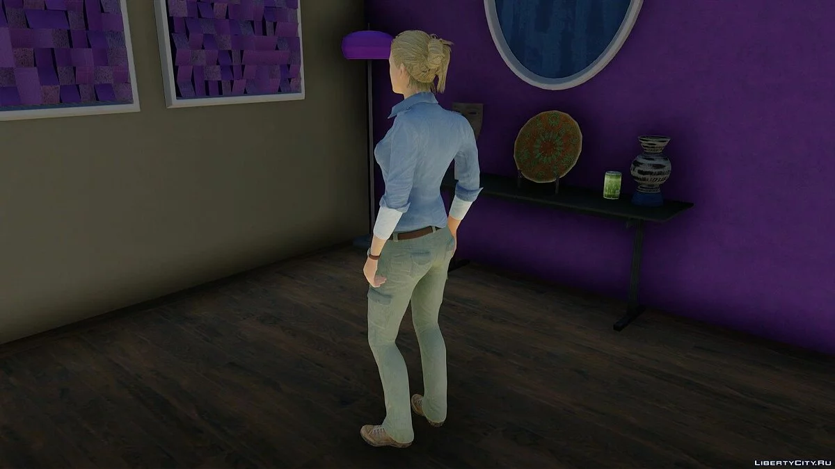 Elena Fisher from Uncharted 3: Drake’s Deception / GTA San Andreas