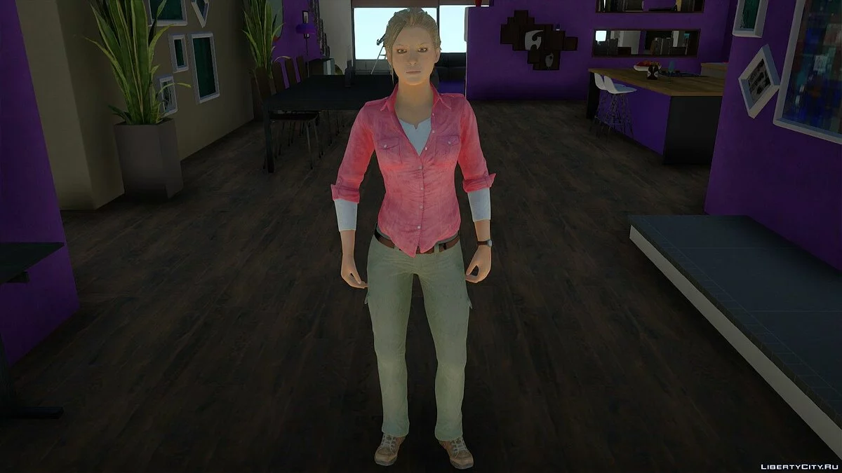 Elena Fisher from Uncharted 3: Drake’s Deception / GTA San Andreas