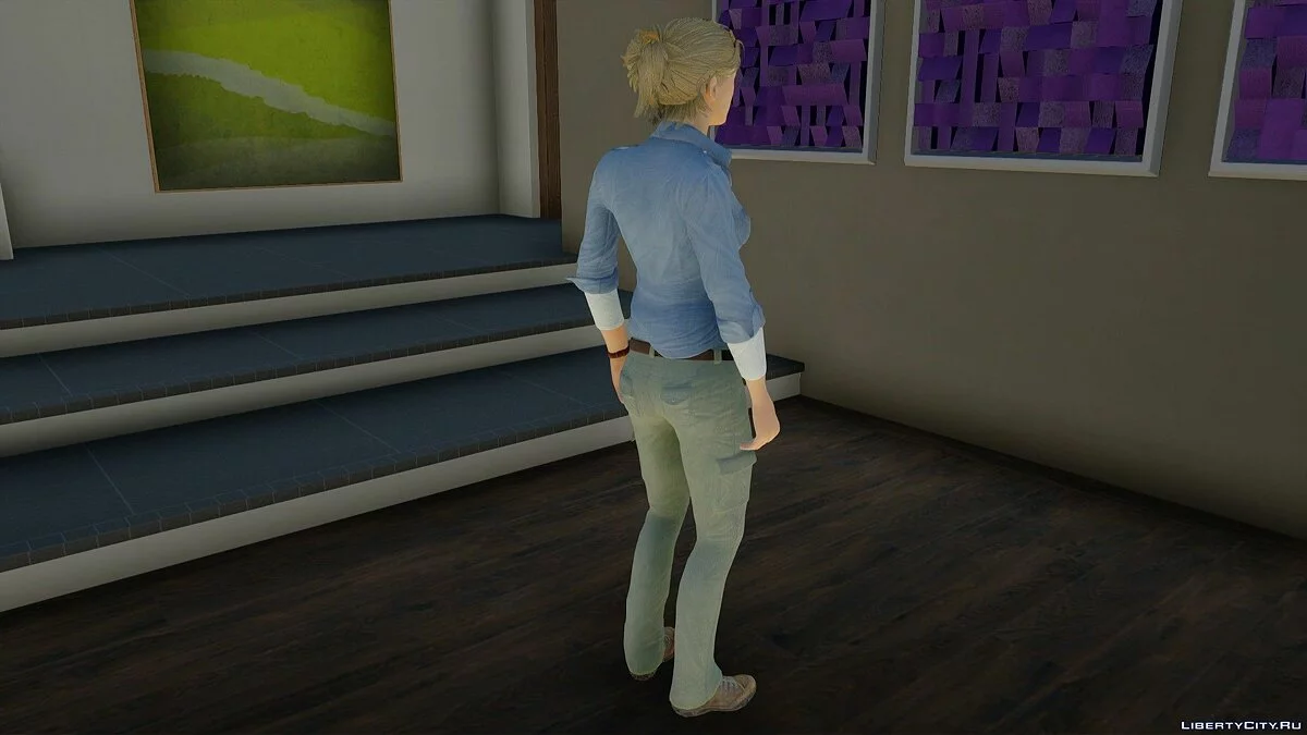 Elena Fisher from Uncharted 3: Drake’s Deception / GTA San Andreas