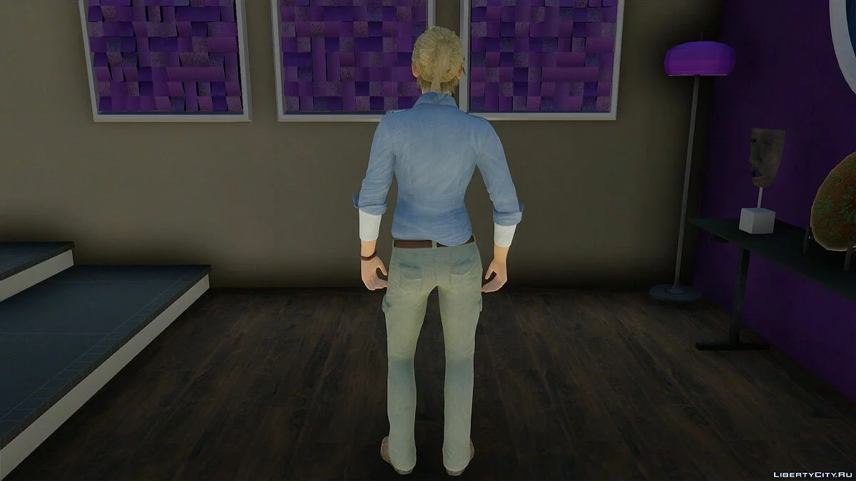 Elena Fisher from Uncharted 3: Drake’s Deception / GTA San Andreas