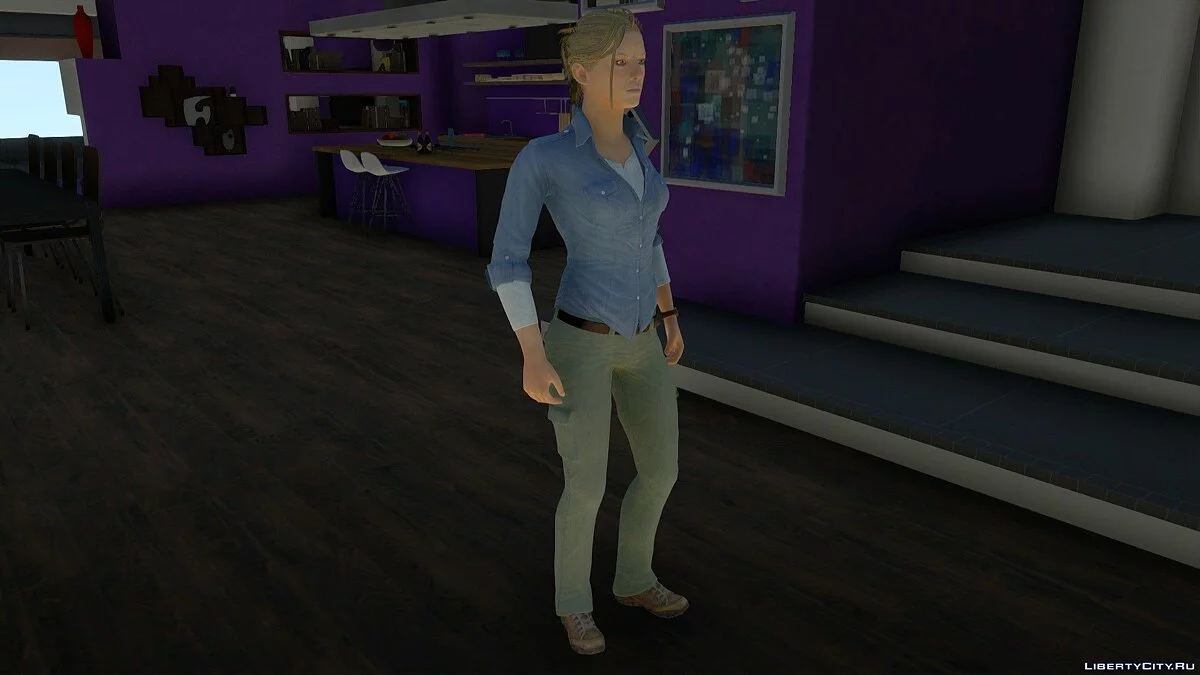Elena Fisher from Uncharted 3: Drake’s Deception / GTA San Andreas