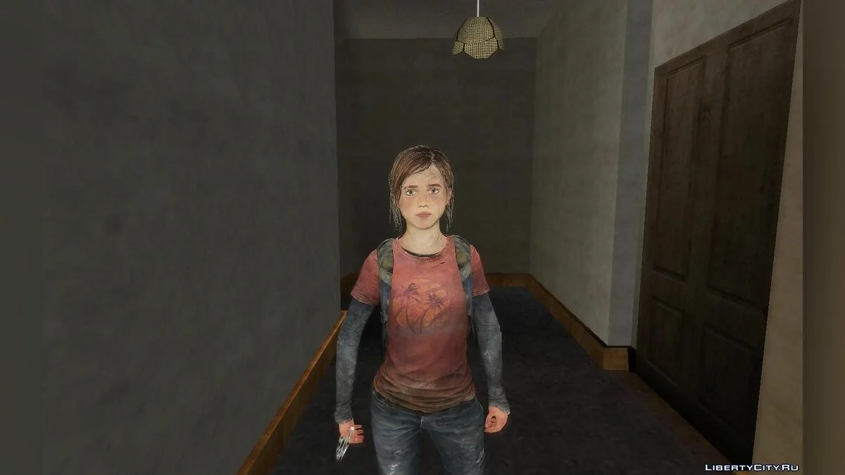 Элли из игры The Last of US / GTA San Andreas