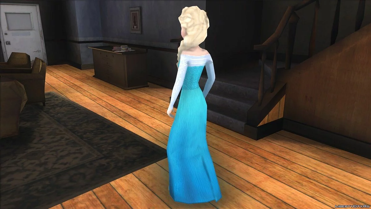 Elsa aus dem Film Frozen / GTA San Andreas