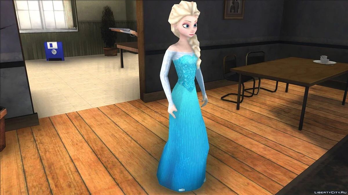 Elsa aus dem Film Frozen / GTA San Andreas
