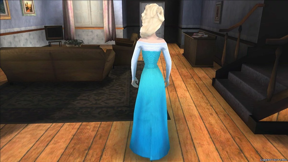 Elsa aus dem Film Frozen / GTA San Andreas