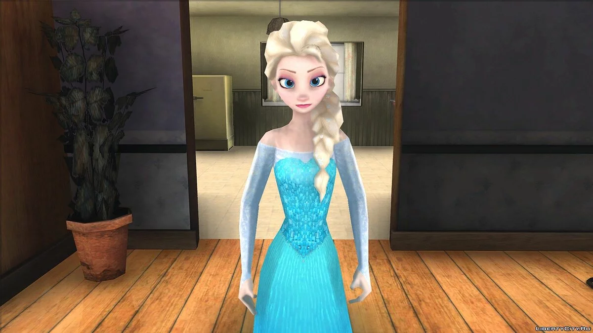 Elsa aus dem Film Frozen / GTA San Andreas