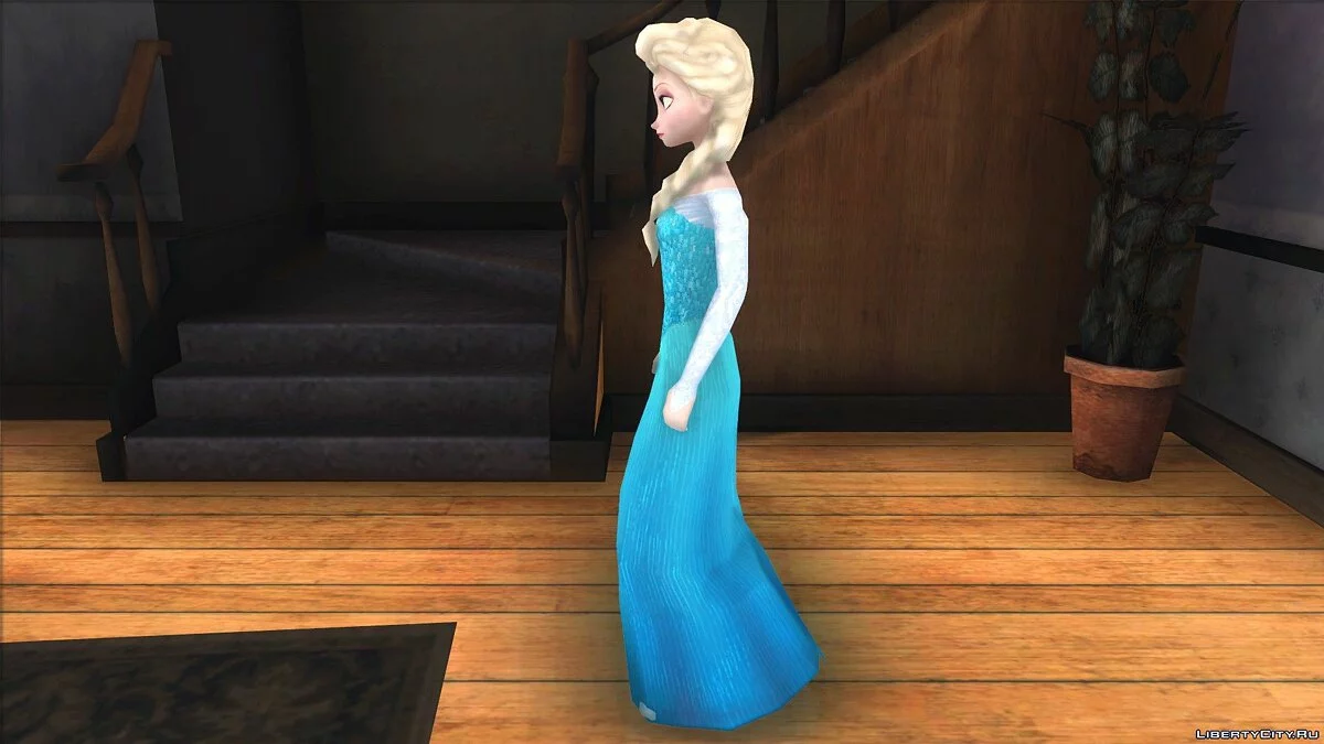 Elsa aus dem Film Frozen / GTA San Andreas