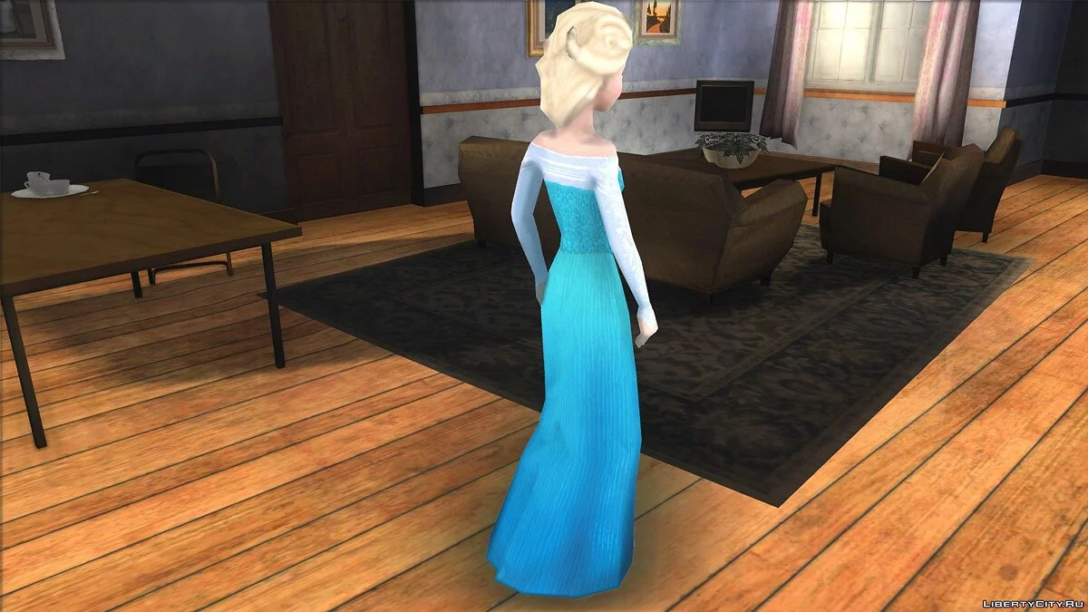 Elsa aus dem Film Frozen / GTA San Andreas