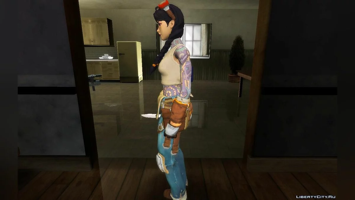 Jules from Fortnite / GTA San Andreas
