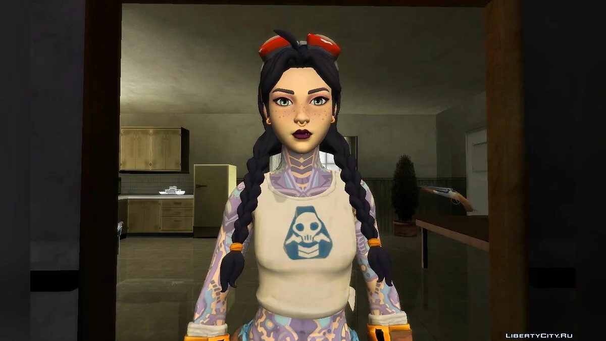 Jules from Fortnite / GTA San Andreas