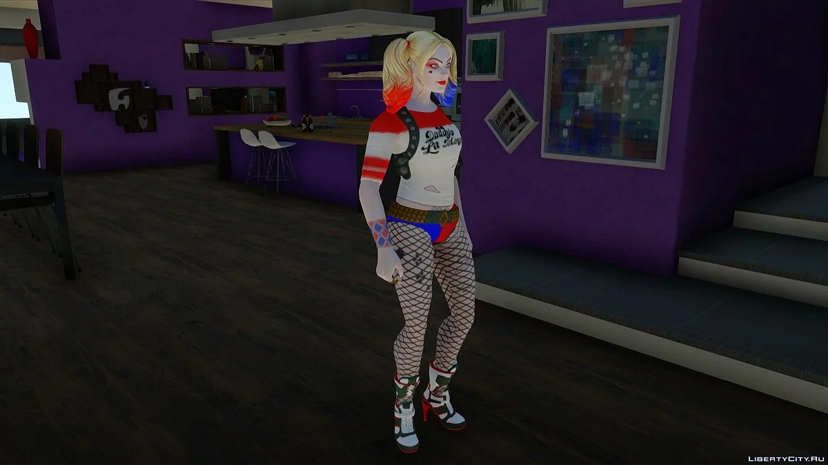 Harley Quinn from DC Comics Legends / GTA San Andreas