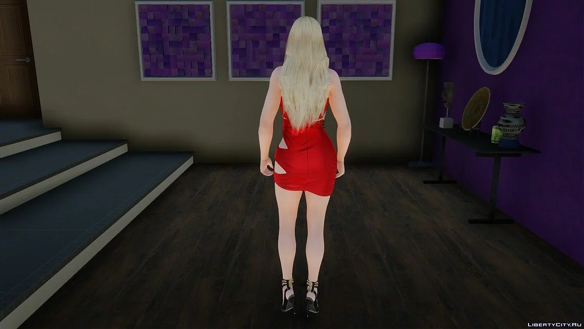 Helena Douglas en vestido rojo / GTA San Andreas