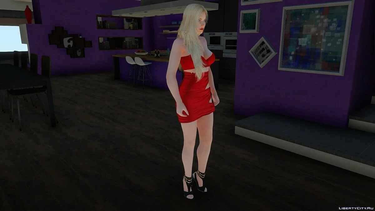 Helena Douglas en vestido rojo / GTA San Andreas