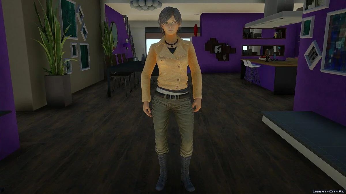 Chloe Frazer from Uncharted 3: Drake’s Deception / GTA San Andreas