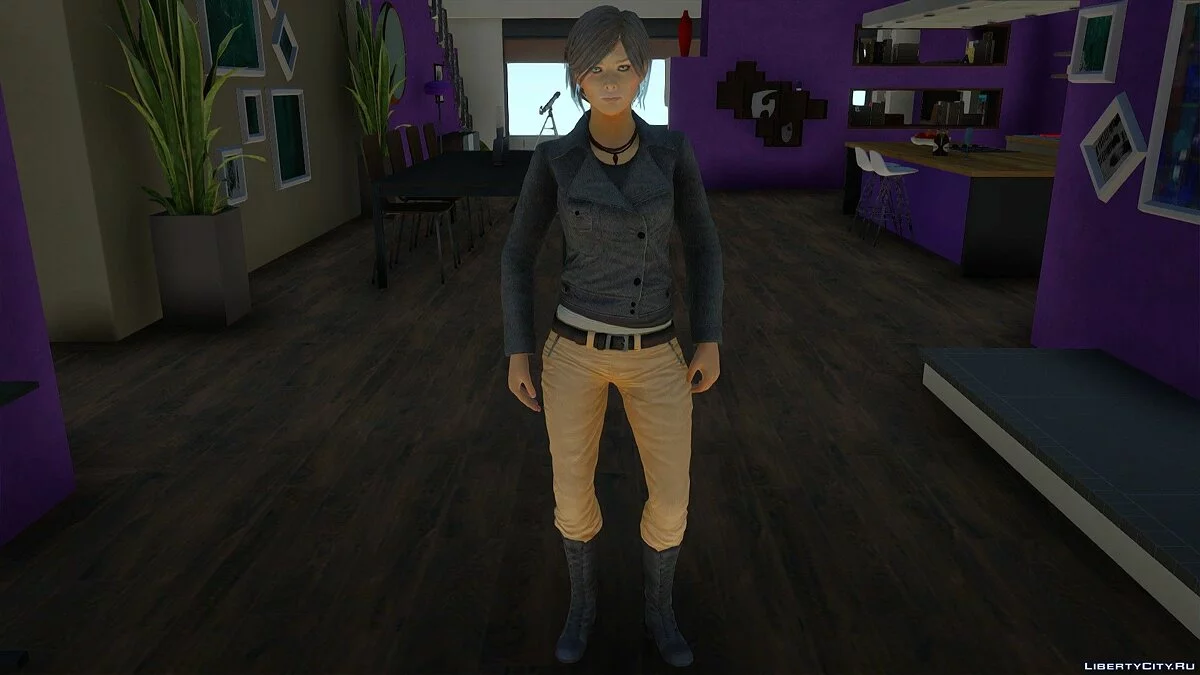 Chloe Frazer from Uncharted 3: Drake’s Deception / GTA San Andreas
