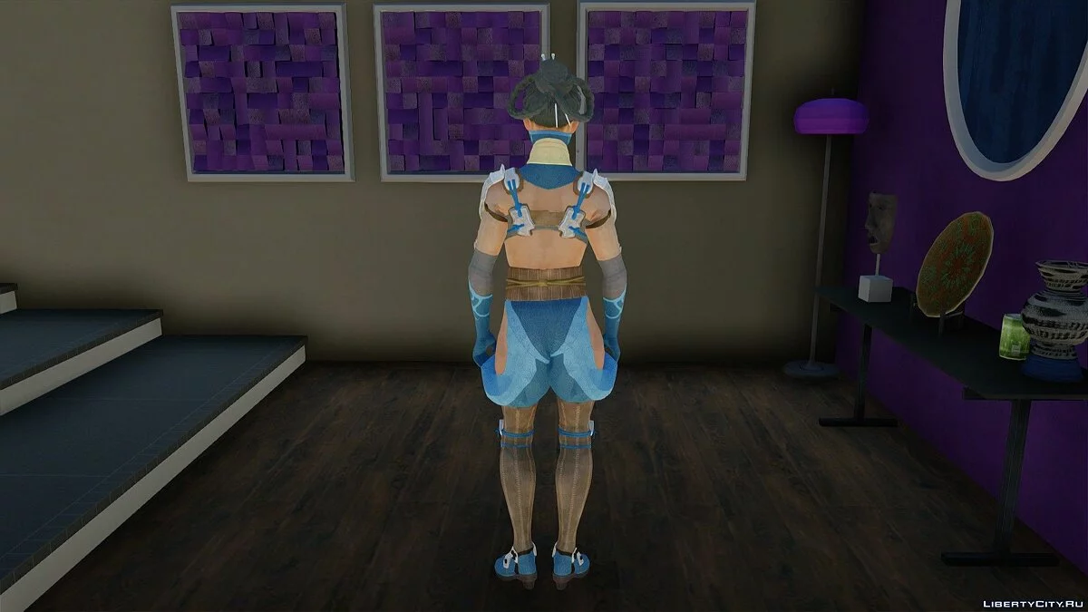 Kitana aus Mortal Kombat X / GTA San Andreas