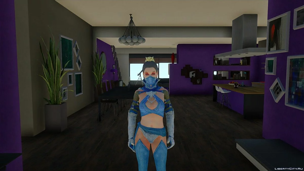 Kitana aus Mortal Kombat X / GTA San Andreas