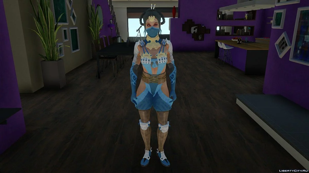 Kitana aus Mortal Kombat X / GTA San Andreas