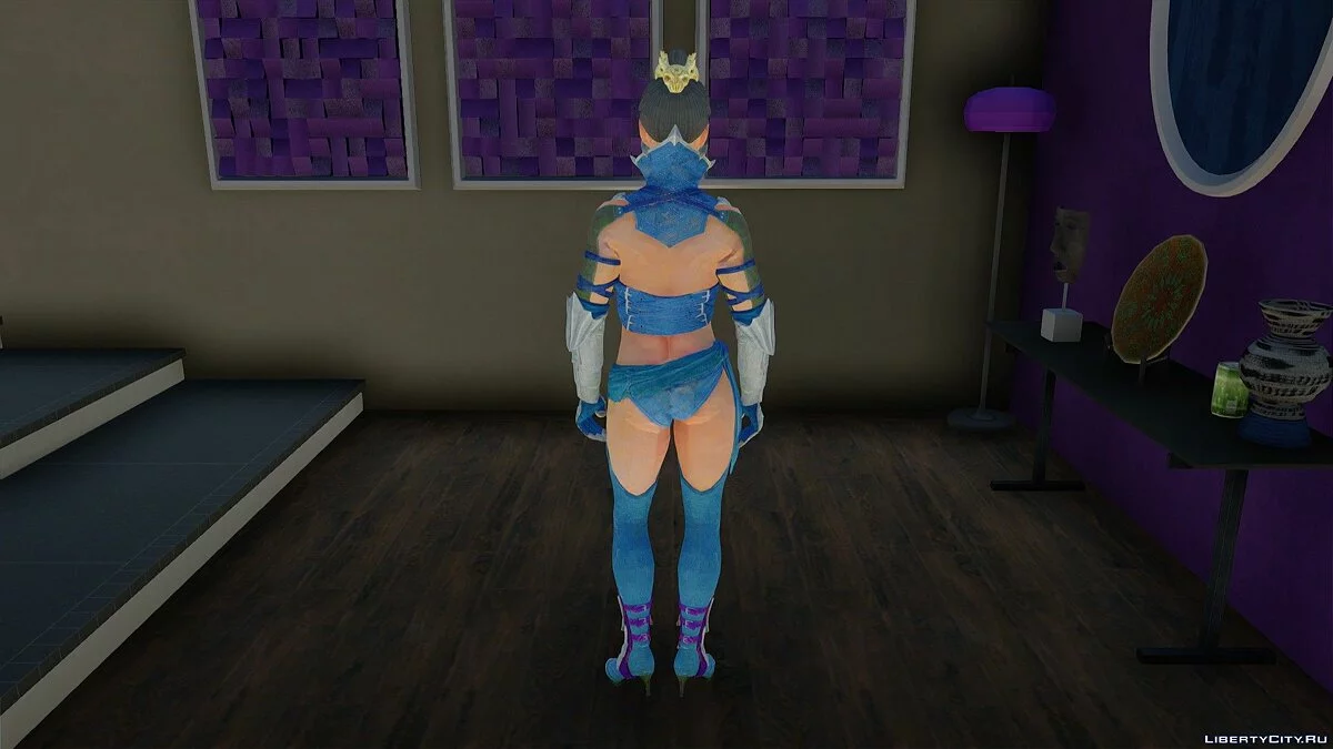 Kitana aus Mortal Kombat X / GTA San Andreas