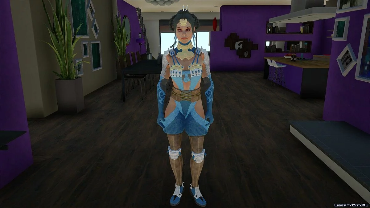 Kitana aus Mortal Kombat X / GTA San Andreas