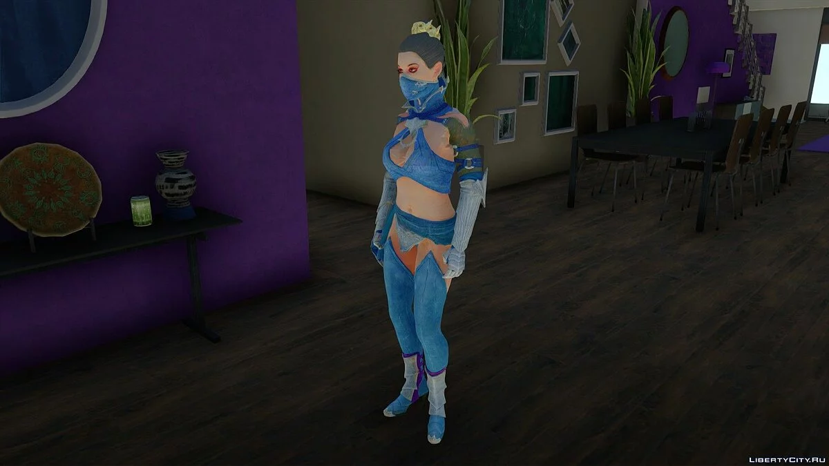Kitana aus Mortal Kombat X / GTA San Andreas