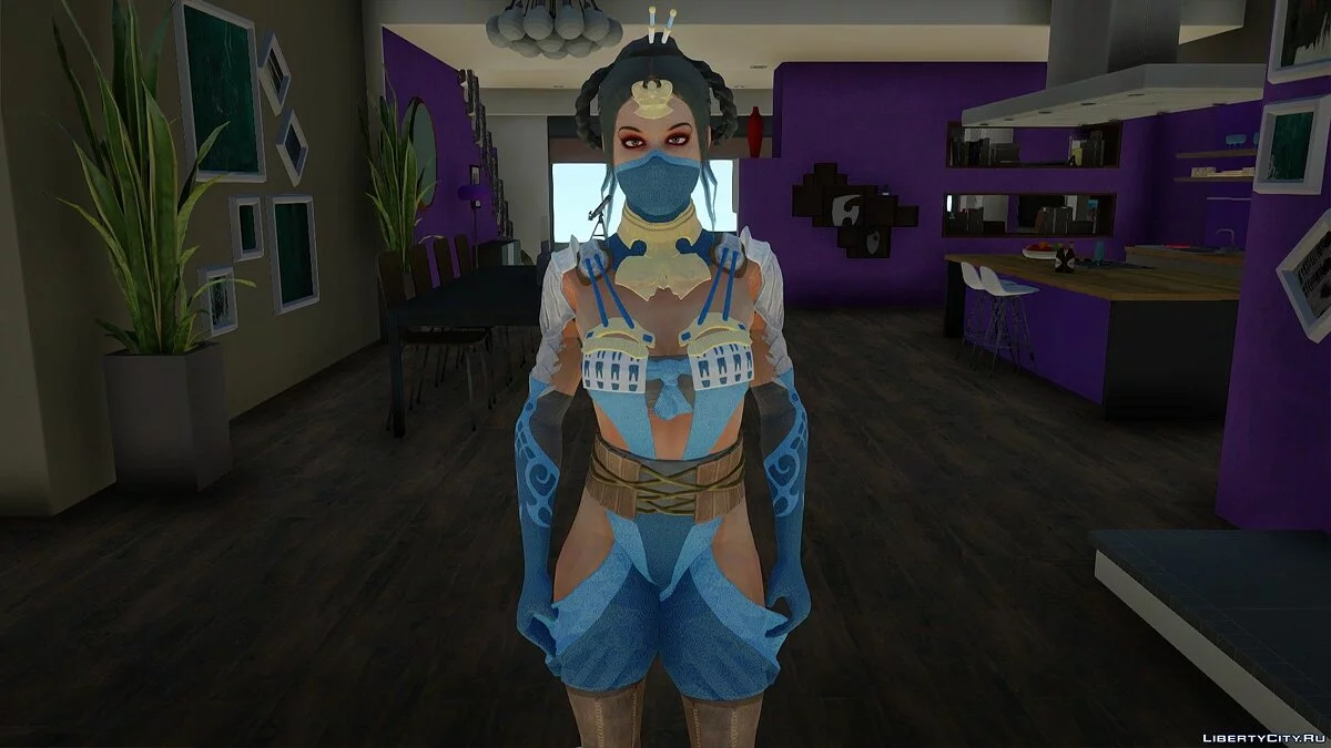 Kitana aus Mortal Kombat X / GTA San Andreas