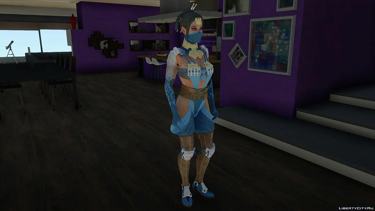 Kitana aus Mortal Kombat X / GTA San Andreas