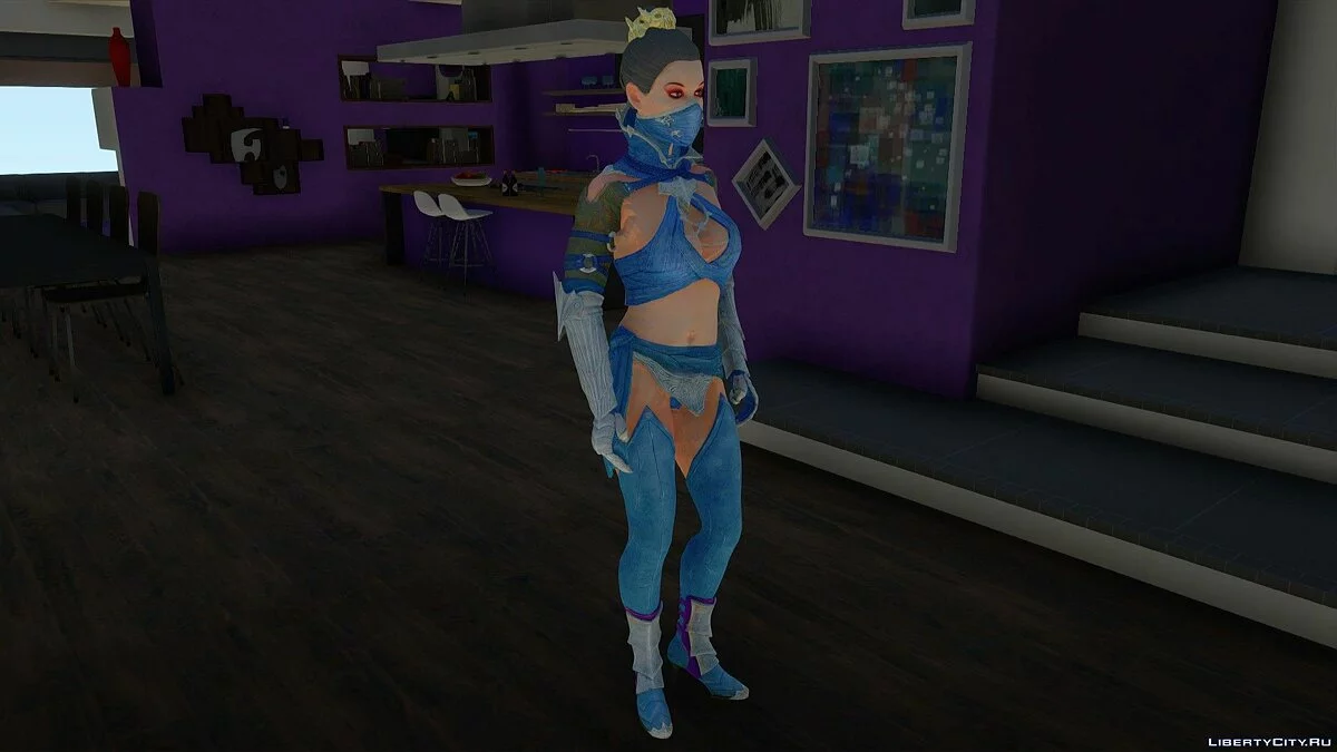 Kitana aus Mortal Kombat X / GTA San Andreas