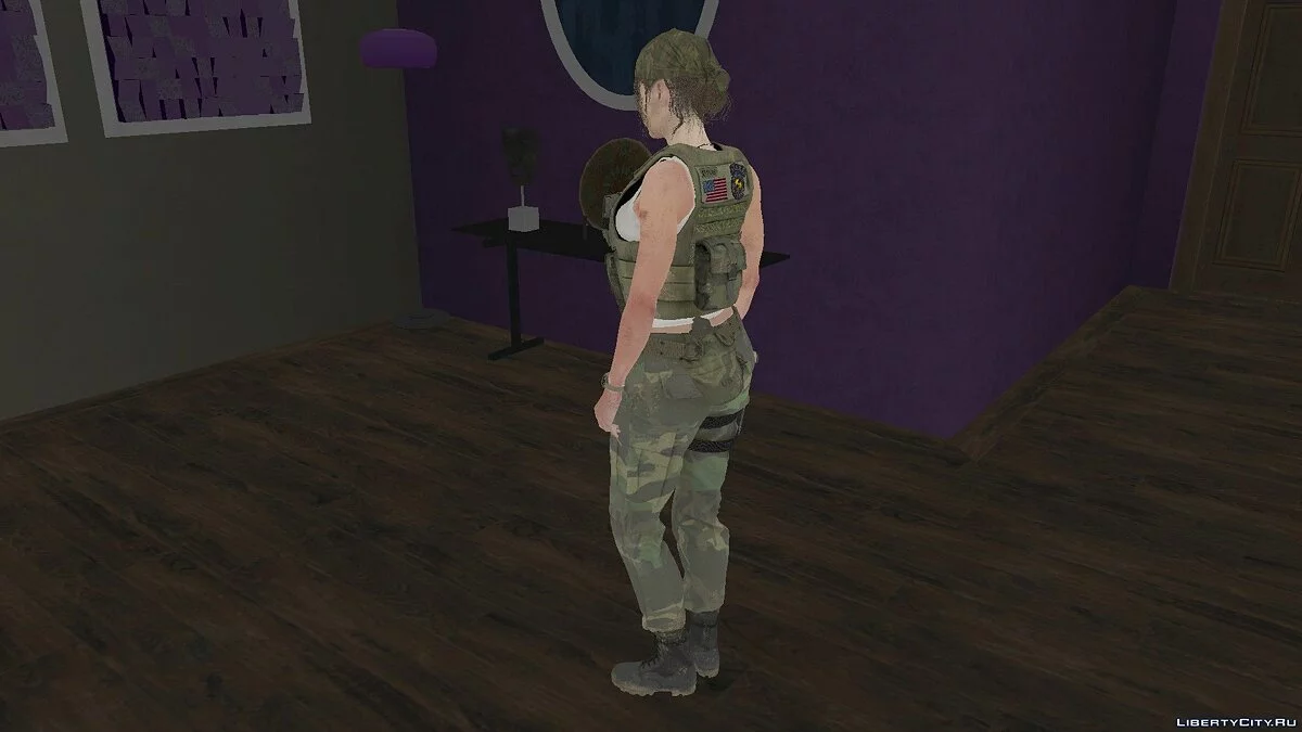 克莱尔·雷德菲尔德的军装,来自生化危机2重制版 / GTA San Andreas