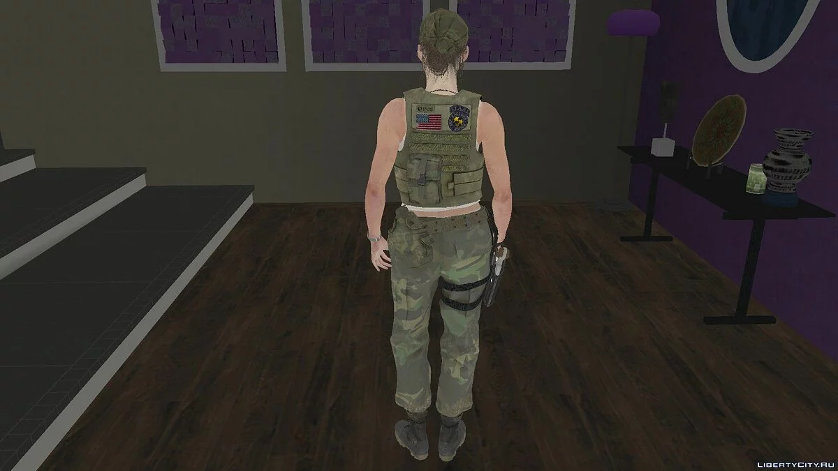 克莱尔·雷德菲尔德的军装,来自生化危机2重制版 / GTA San Andreas