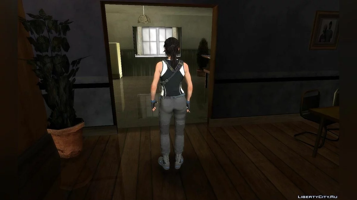 Лара з гри Tomb Raider / GTA San Andreas