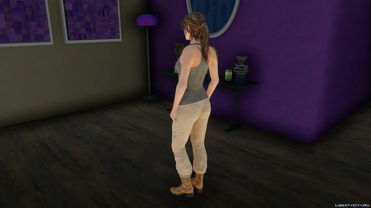 Lara Croft de Rise of the Tomb Raider / GTA San Andreas