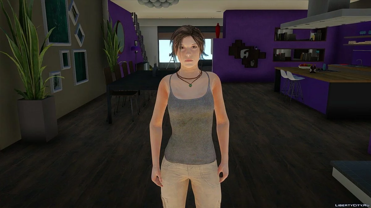 Lara Croft de Rise of the Tomb Raider / GTA San Andreas