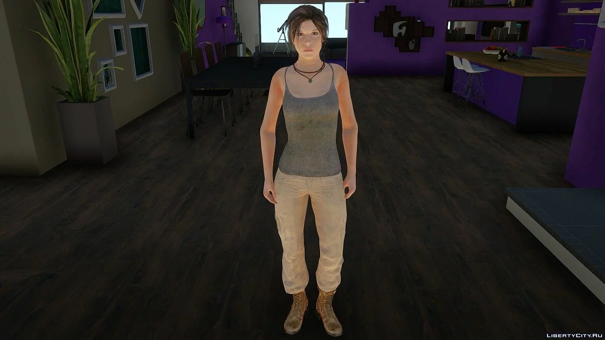 Lara Croft de Rise of the Tomb Raider / GTA San Andreas