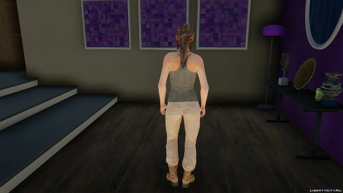 Lara Croft de Rise of the Tomb Raider / GTA San Andreas