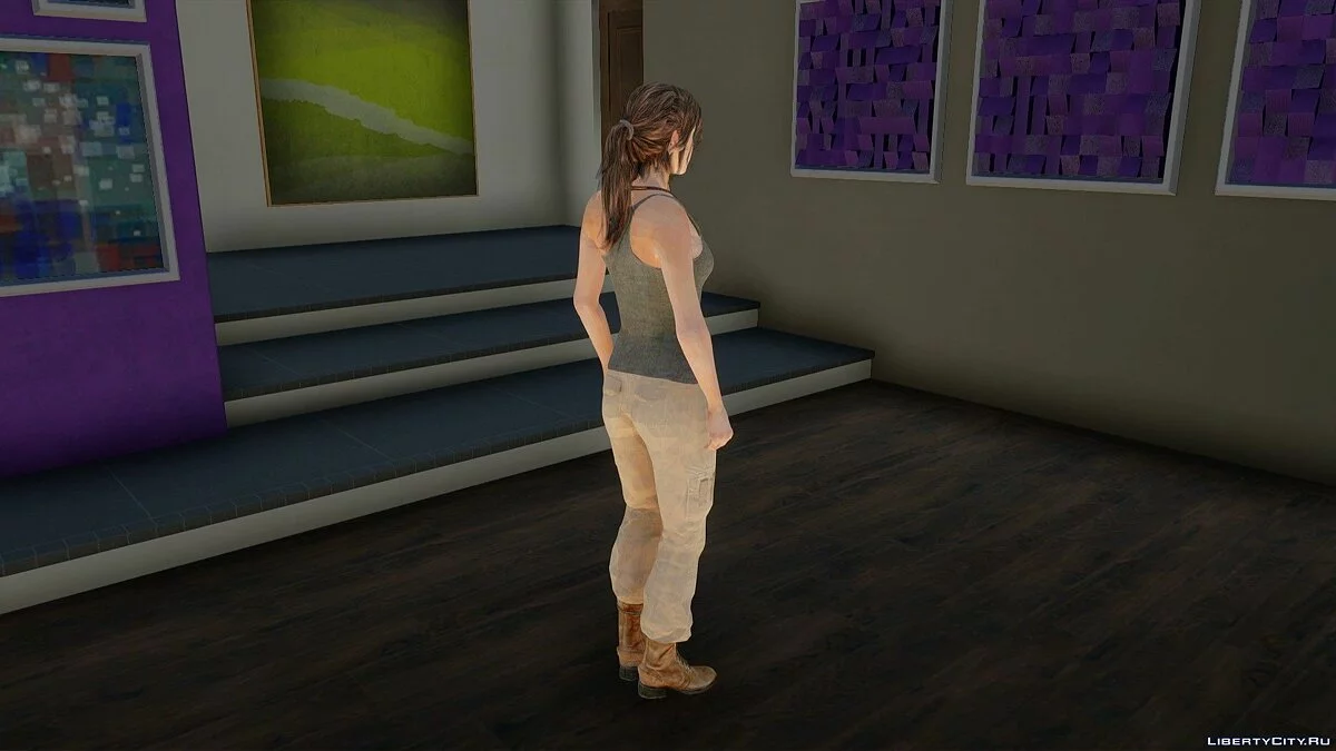 Lara Croft de Rise of the Tomb Raider / GTA San Andreas
