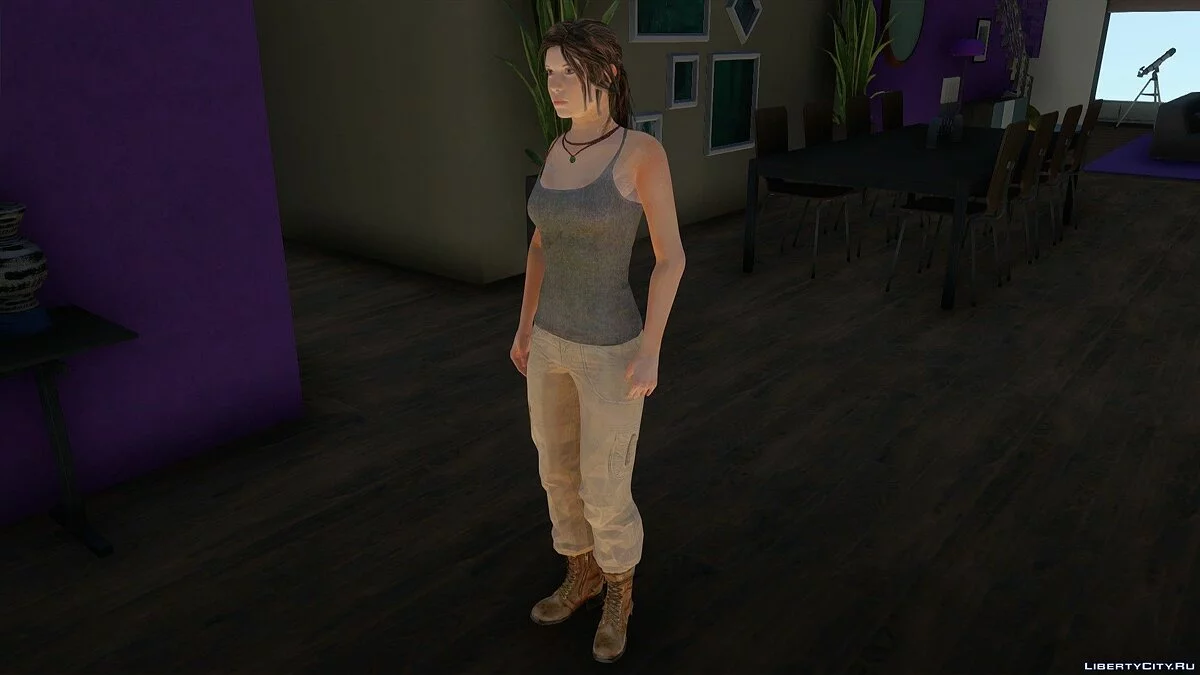 Lara Croft de Rise of the Tomb Raider / GTA San Andreas