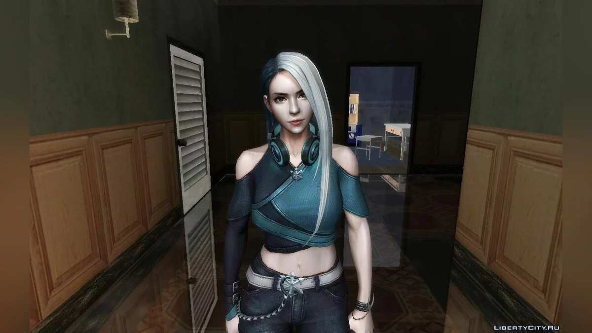 Luna Snow from Marvel Future Fight / GTA San Andreas