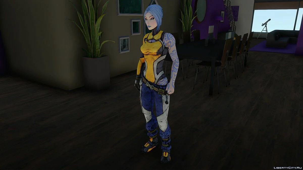 Майя из Borderlands 2 / GTA San Andreas