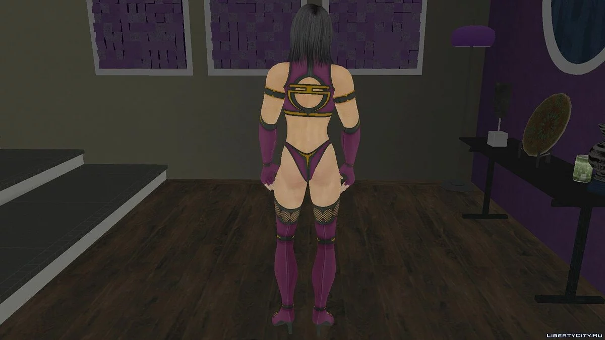 Mileena aus Mortal Kombat 9 / GTA San Andreas