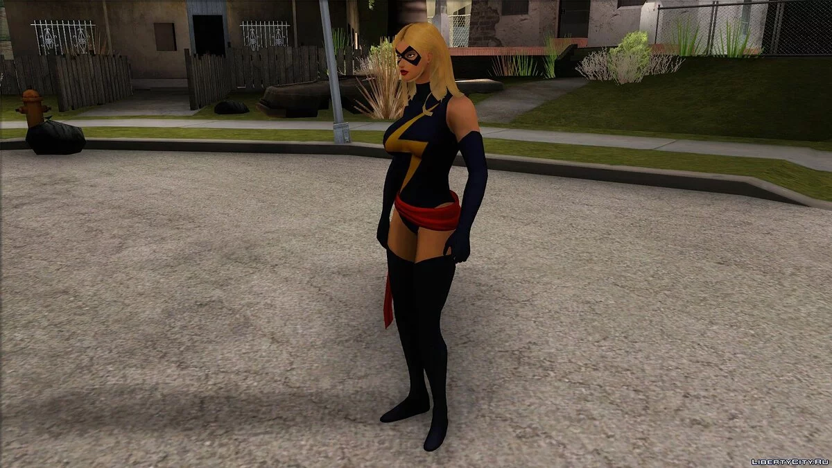 Ms. Marvel aus Marvel Heroes / GTA San Andreas