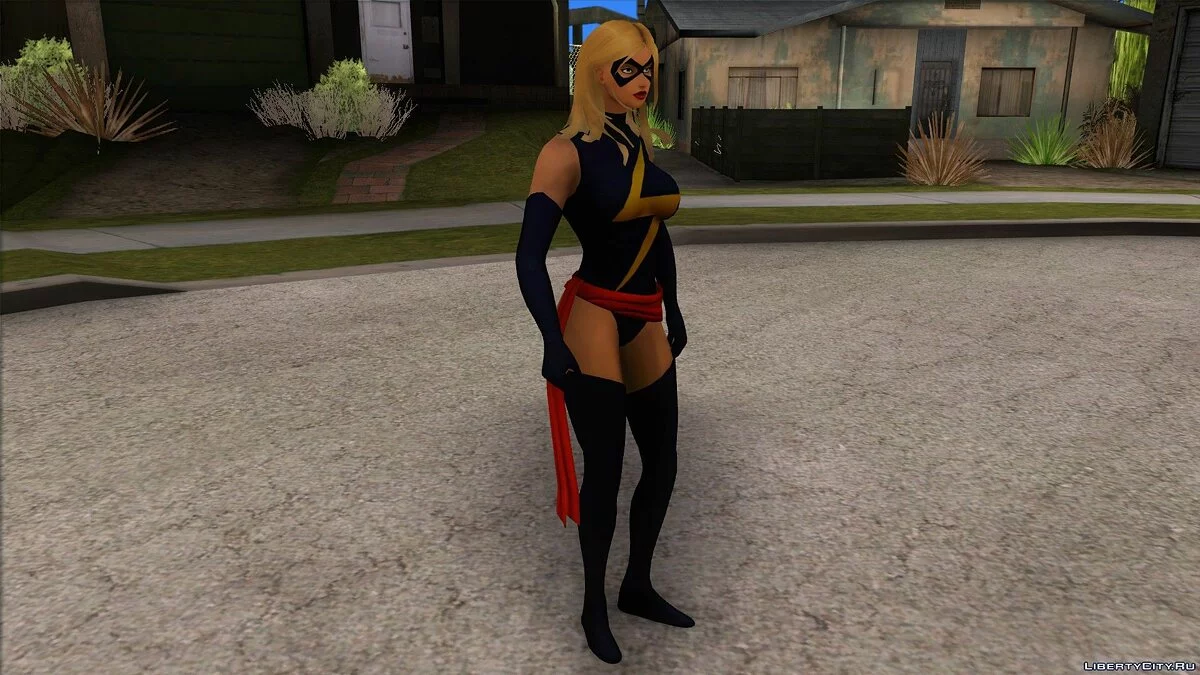 Ms. Marvel aus Marvel Heroes / GTA San Andreas