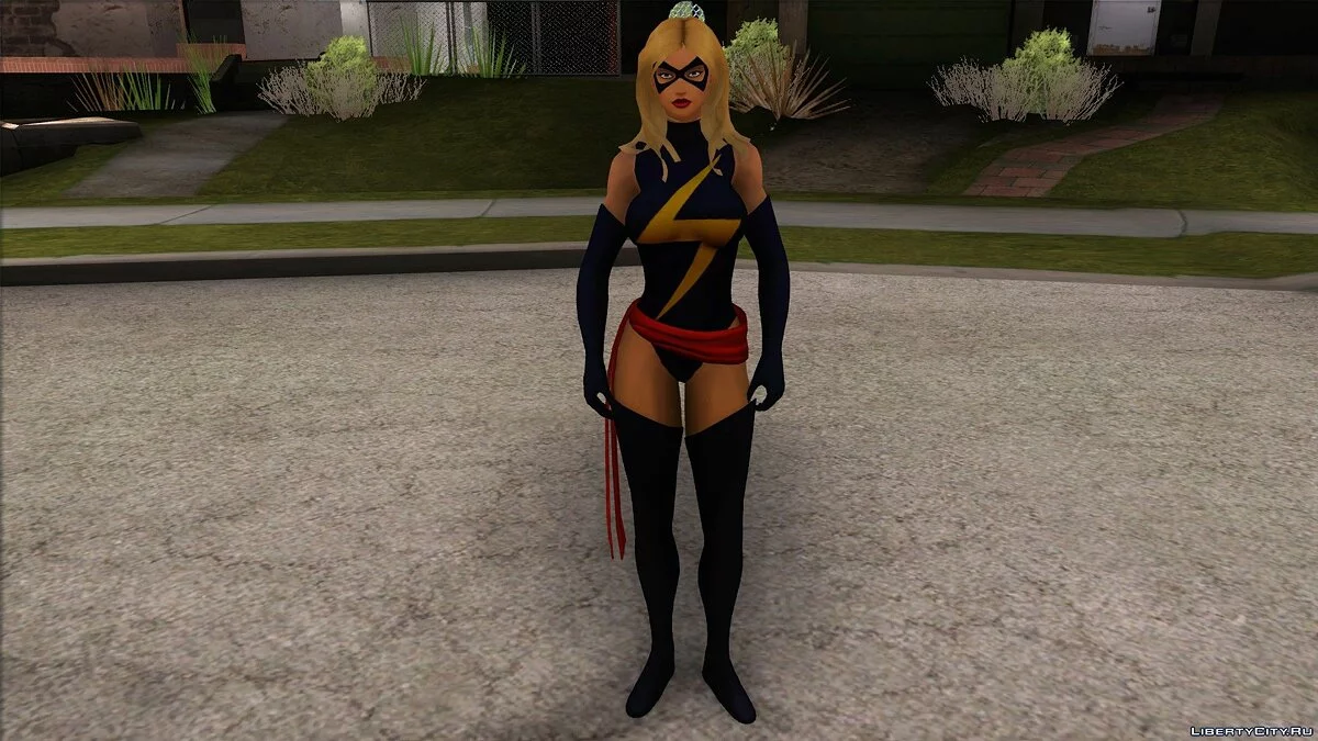 Ms. Marvel aus Marvel Heroes / GTA San Andreas