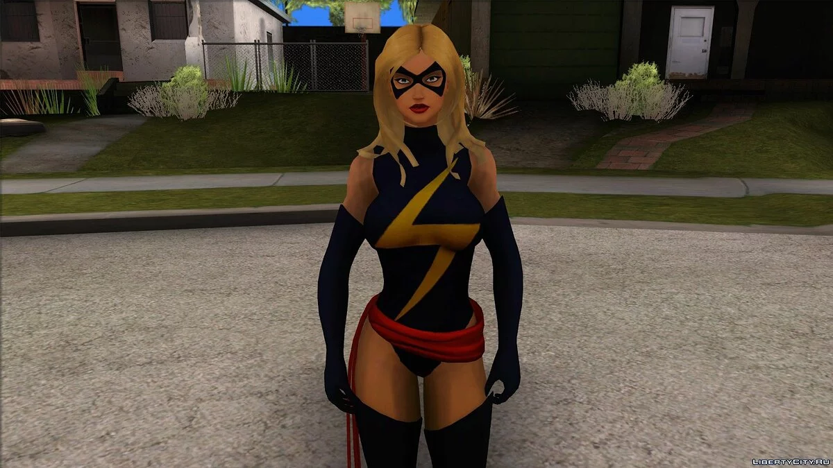 Ms. Marvel aus Marvel Heroes / GTA San Andreas
