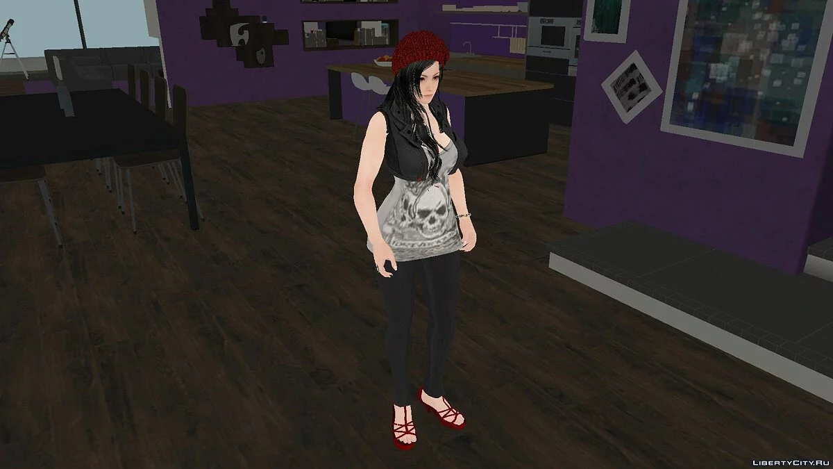 Mai Shiranui en tenue décontractée / GTA San Andreas